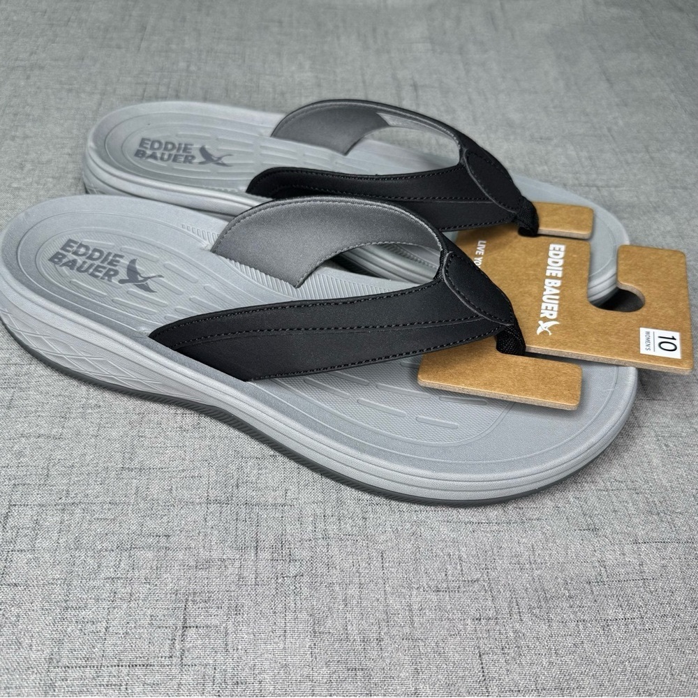 Eddie Bauer Break Point Sandals Black Summer Comfortable Walking 7 8 9 10 NWT - Picture 14 of 15